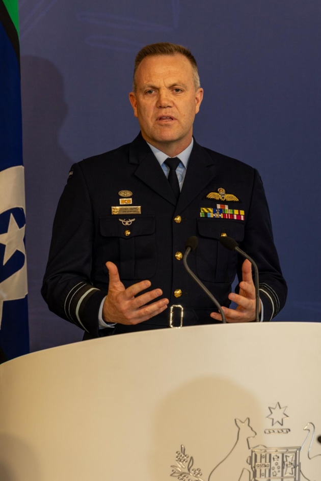 Air Marshal Stephen Chappell

Credit: Defence