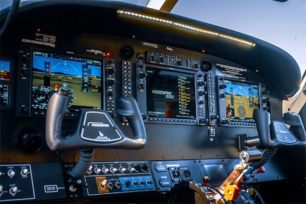 The 2025 Kodiak instrument panel. (Daher)