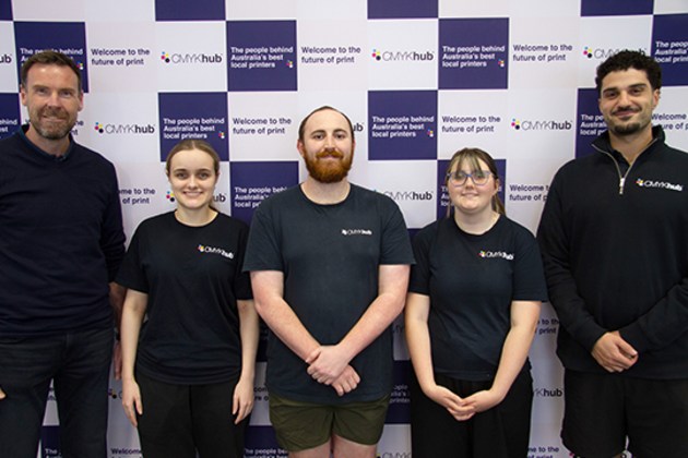 2026 cadets: (l-r) Paul Norton, Charlotte Abraham, Frank Liparota, April Cirona and Samuel Brikhia