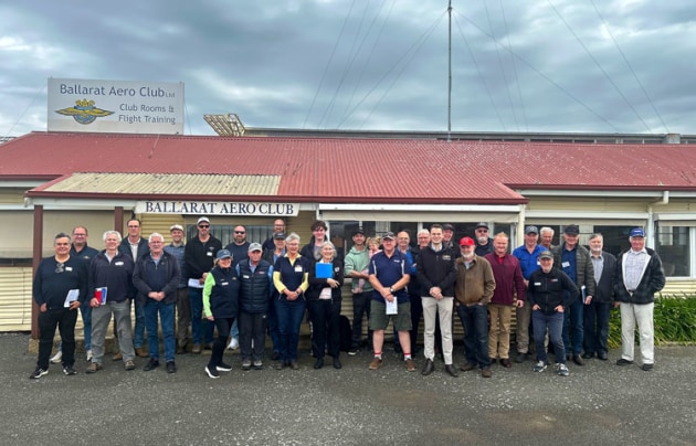 Aero club summit delegates gathered at Ballarat to discuss issues and explore opportunities to collaborate