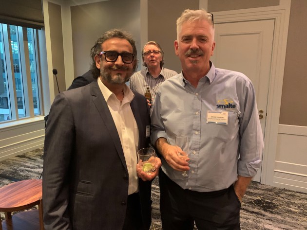 Rob Marguccio, Heat and Control and Bruce Cousins, Smalte Conveying Solutions