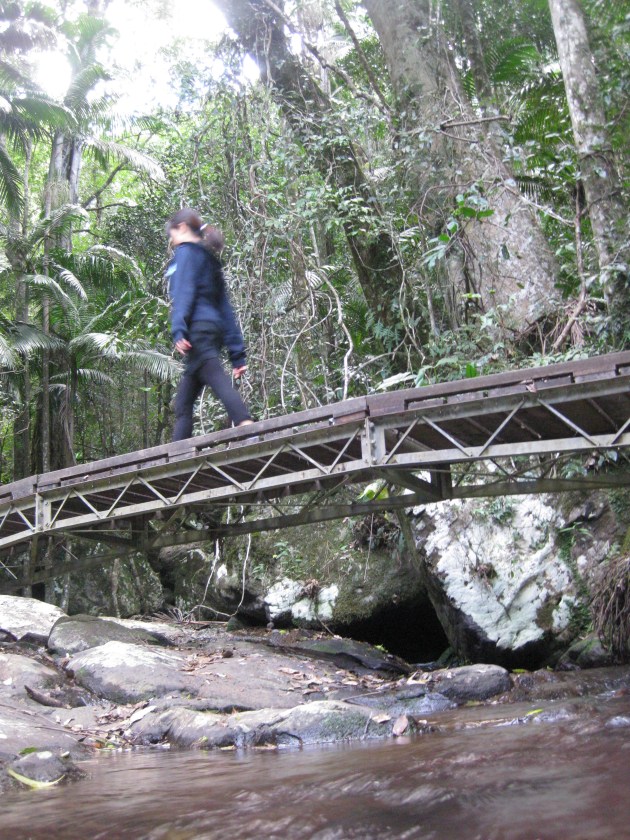 Bridge to Warringa Pools.