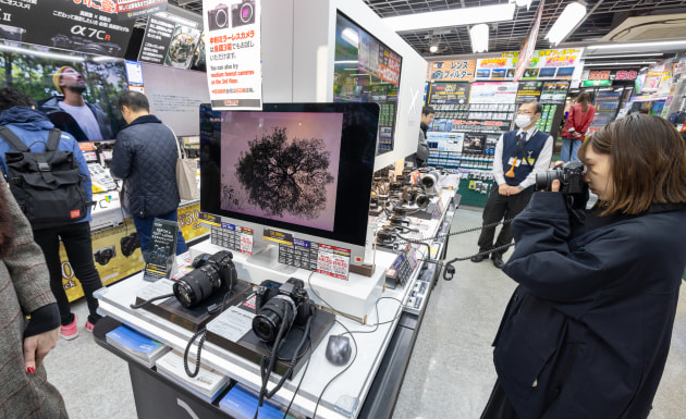 The great thing about the store is you can do a 'hands-on' experience with all the equipment. Image: Tim Levy