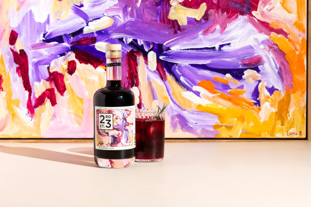 'Mulberry Gin' by Twenty Third Street Distillery. Source: Twenty Third Street Distillery