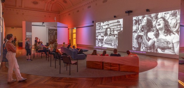 Rennie Ellis exhibition featuring a 30 minute audio / slide show.