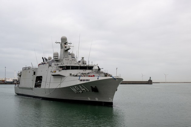 The M941 Tournai, the third ship of the Belgian-Dutch mine countermeasures vessel replacement program and the second destined for the Belgian Navy, has arrived in Zeebruges.

Credit: Exail