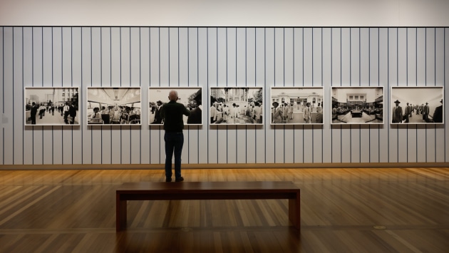 From the Power Suits exhibition. Photos: Michael Cook. Image: Tim Levy