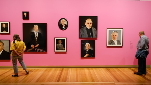 Yvonne Todd’s 2009 photographic series The Wall of Man brilliantly skewers the inherently faceless nature of corporate culture by presenting a lineup of seemingly powerful, personality-free moneymakers. Todd actually cast amateur male models aged 65 to 75 through a local newspaper ad, dressing them up in cheap suits sourced from local op shops. It is a hilarious subversion of male authority that highlights just how interchangeable the archetypal 'suit' really is.