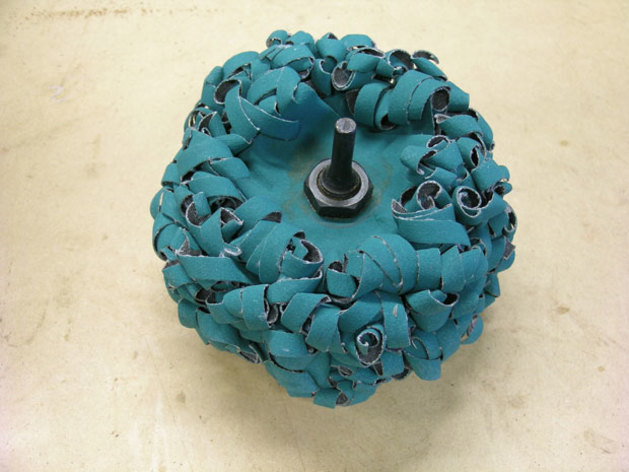 Uni-Sander mop prior to breaking in.