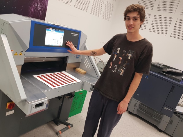 Print training: Holmesglen TAFE in Victoria.
