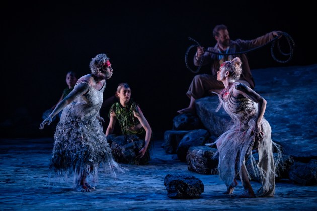 Elma Kris and the Bangarra ensemble in 'Wudjang &ndash; Not the Past'.