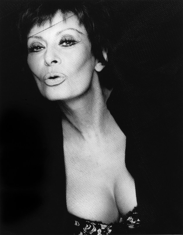 &copy; Greg Gorman. Sophia Loren.