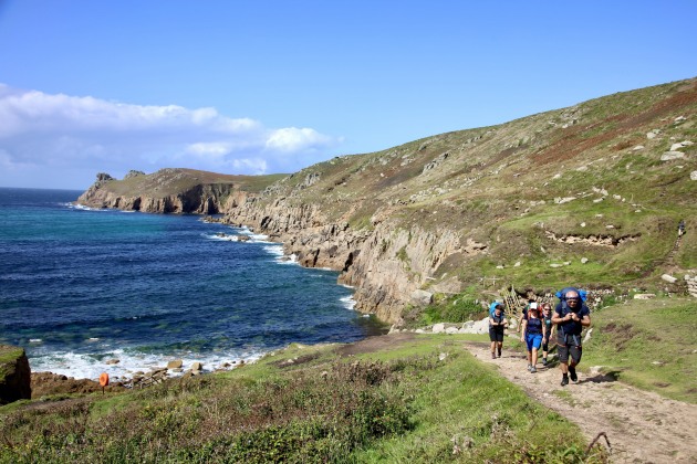 The 1016km South West Coast Path is popular with walkers from around the world.