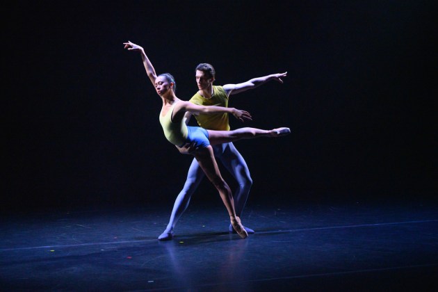 Belle Urwin and Alain Juelg in Standing on a Rising Wave by Yuiko Masukawa. Photo by Brodie James.