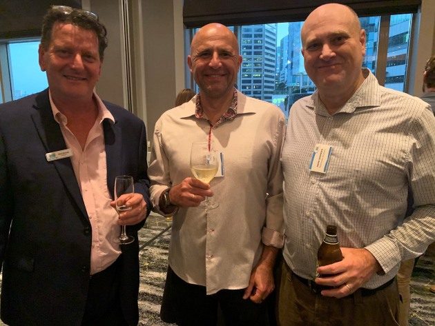 Mark Emmett, HMPS; Julian Horsley, A&D; Jason Simonsen, Packhouse Solutions