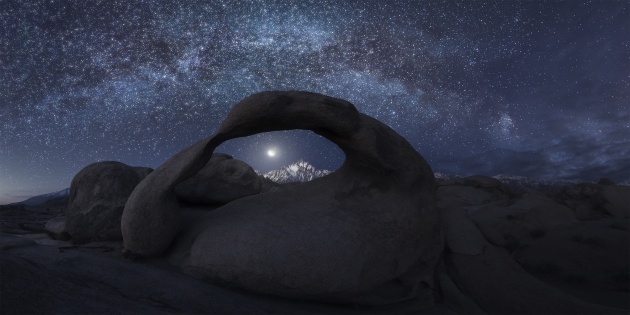 &copy; Luca Benini. Open Landscape, 3rd place. "Across The Universe", California.