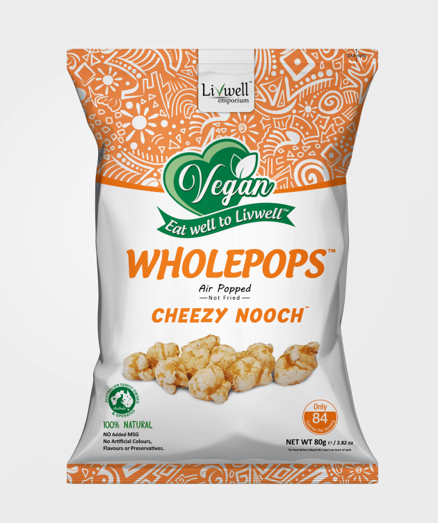 Australian family-owned and operated company Livwell has launched its latest snack, cheese flavoured, Cheezy Nooch.