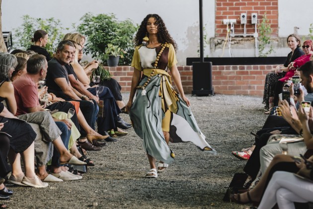Ngali on runway - Photo by: Timothy Hillier