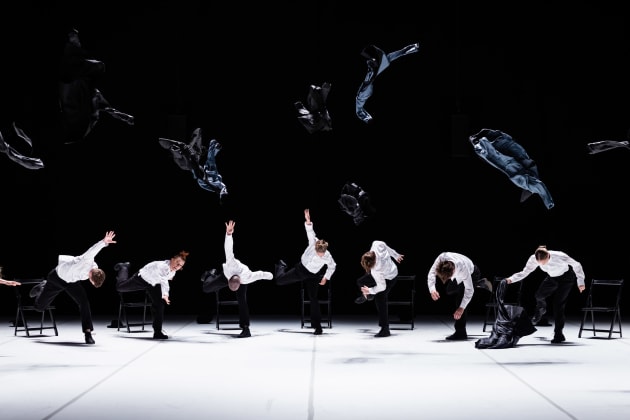 Sydney Dance Company performing Decadance at the Sydney Festival.
