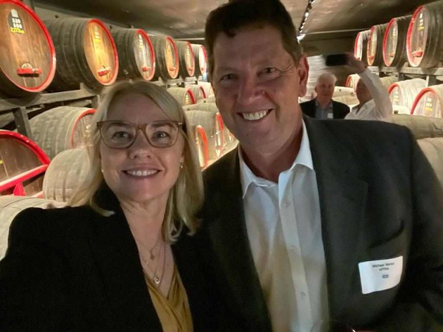 Lindy Hughson, Publisher, Yaffa Media, and Michael Moran, APPMA CEO.