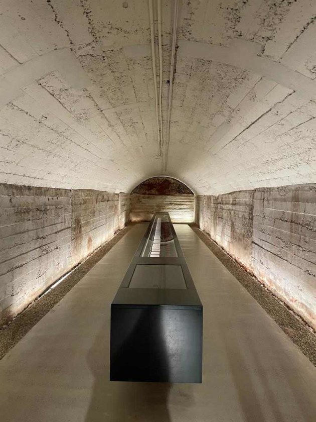The hallowed vaults where some old bottles of the famous Penfolds Grange is stored.