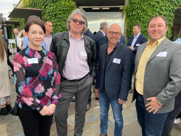 (L-R) Brianna Cameron, HMPS; Peter Bradbury, ABB; David Crossley and John Kaplan, SICK.