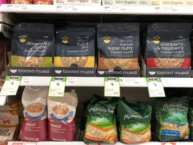 Coles has announced it will integrate health products, traditionally stocked in the health food aisle, into their respective categories across the store. The breakfast aisle is the first to undergo transformation.