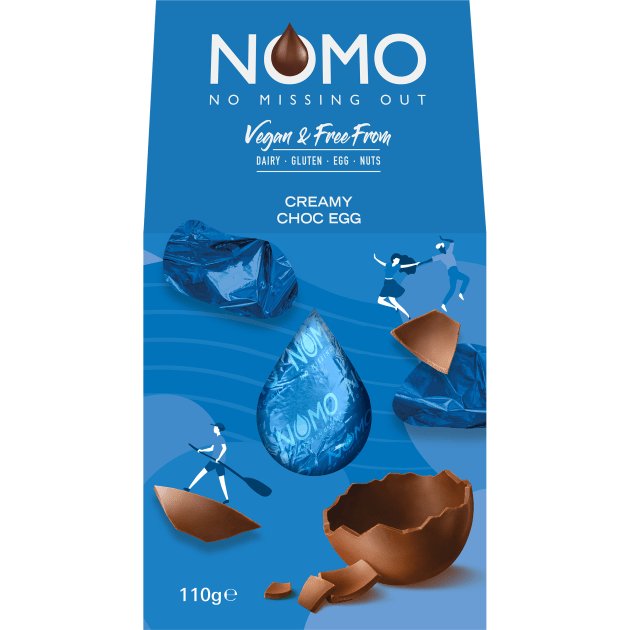UK's #1 Vegan and chocolate free brand NOMO has arrived in Australia in time for Easter.