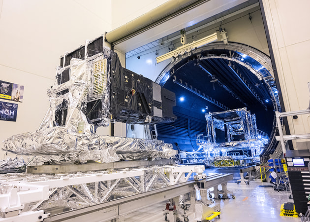 GEO-6 in Thermal Vacuum (TVAC) Testing. (Lockheed Martin)