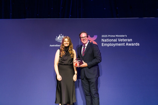 Most recently, UndaTech founder and 13-year Navy veteran, Emily Pyke, was named 2025 Entrepreneur of the Year in the Prime Ministers Veteran Employment Awards held in Canberra in November.

Supplied