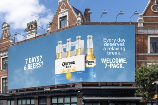 Smurfit Westrock's seven-bottle Corona Cero pack is designed around the concept of one beer for every day of the week.