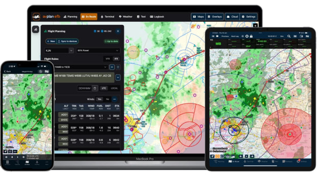 AvPlan EFB Web allows users to access flight planning information, aircraft and operational data, account settings and AvPlan Enterprise Cloud from any device running Windows, macOS or Linux. (AvPlan EFB)