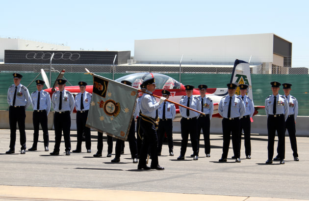 Aircraft Research and Development Unit personnel celebrating the 75th anniversary at RAAF Edinburgh.
Nigel Pittaway