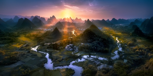&copy; Jesus M. Garcia. 7th Place. Open category &ndash; Nature/Landscape.
During our trip to China, I saw several locations, that I was to discover for. This location is called Whuzi Hill or &ldquo;Cuiping Mountains&rdquo; called for natives, and it&rsquo;s one of the most beautiful place, that I have never visited before. We visit this place on sunset. This picture it&rsquo;s results of 6 vertical stitched images. When I took this picture, my eyes was viewing something similar at &ldquo;creation of the world&rdquo;. It were in &ldquo;right place at right moment.&rdquo;