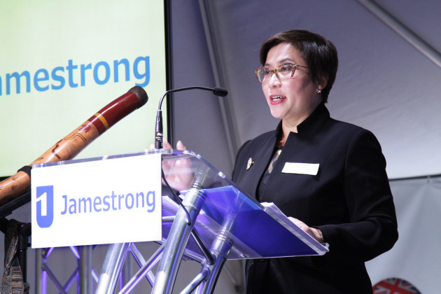 Joan Wei, MD of the Shanghai and Yuanlong Investment Company Ltd., Jamestrong's new owner.