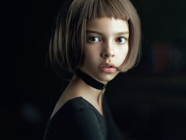 Mathilda. My art work is a portrait of a young girl called Nastya, who modeled for me in Moscow studio at summer 2016 after I got inspired by a famous French movie "Leon" with a cast of Natalie Portman and Jean Reno. This is the reason why my portrait is called: "Mathilda", which was photographed as a cosplay of Portman's role in this movie. &copy; Alexander Vinogradov, Russian Federation, Open Photographer of the Year, Open, Portraits (Open), 2017 Sony World Photography Awards.