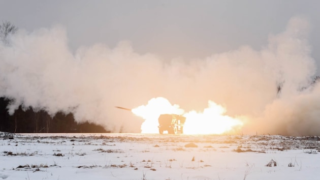 The first Australian-made Guided Multiple Launch Rocket System missiles have been test-fired at the Woomera Test Range in South Australia.

Credit: Sgt. Kourtney Nunnery / US Army
