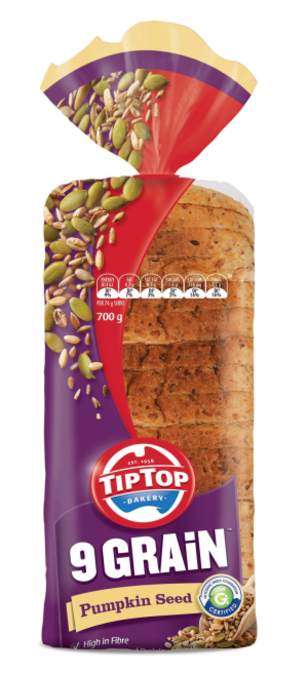 The new-look nine-grain bread.