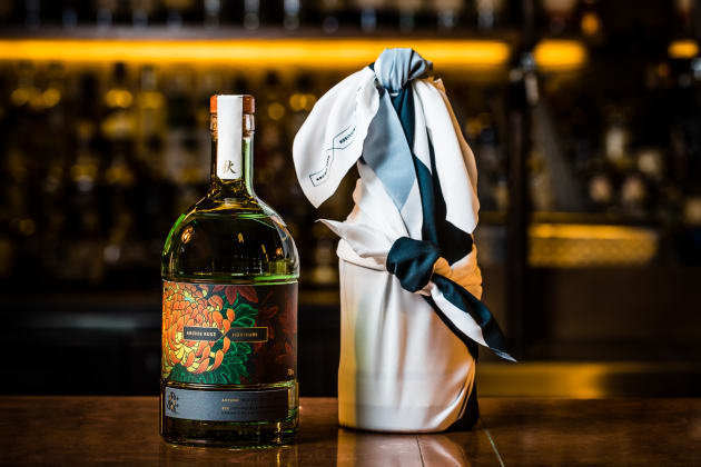 The first 200 bottles of Horisumi Autumn will be hand wrapped in a traditional Japanese furoshiki wrap featuring the individual bottle number and Autumn kanji.