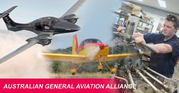 AOPA, SAAA and AMROBA are the three founding members of the Australian General Aviation Alliance (AGAA) (composite image Diamond Aircraft / Steve Hitchen)