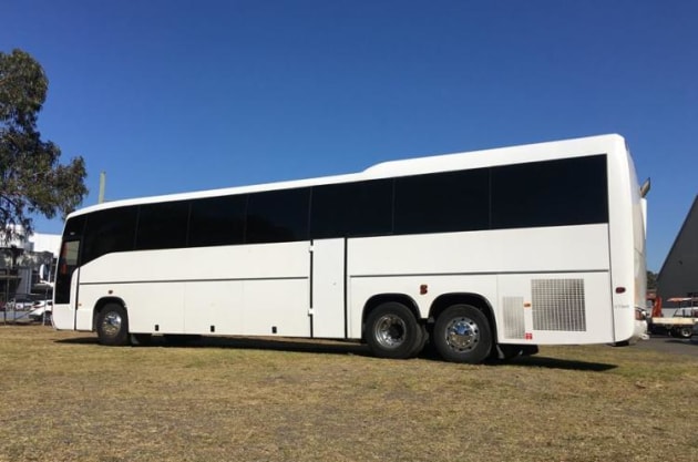 AOPA's new bus will seat 30 people and will have flight simulator stations installed in the rear. (AOPA Australia)