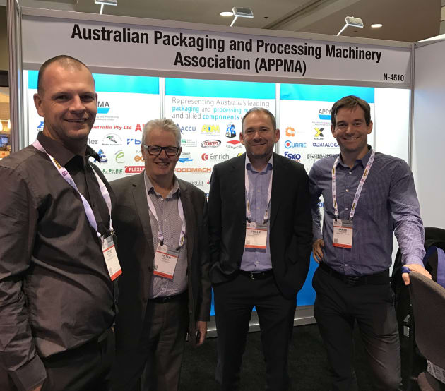 APPMA members visit the-association stand in Chicago in 2016.