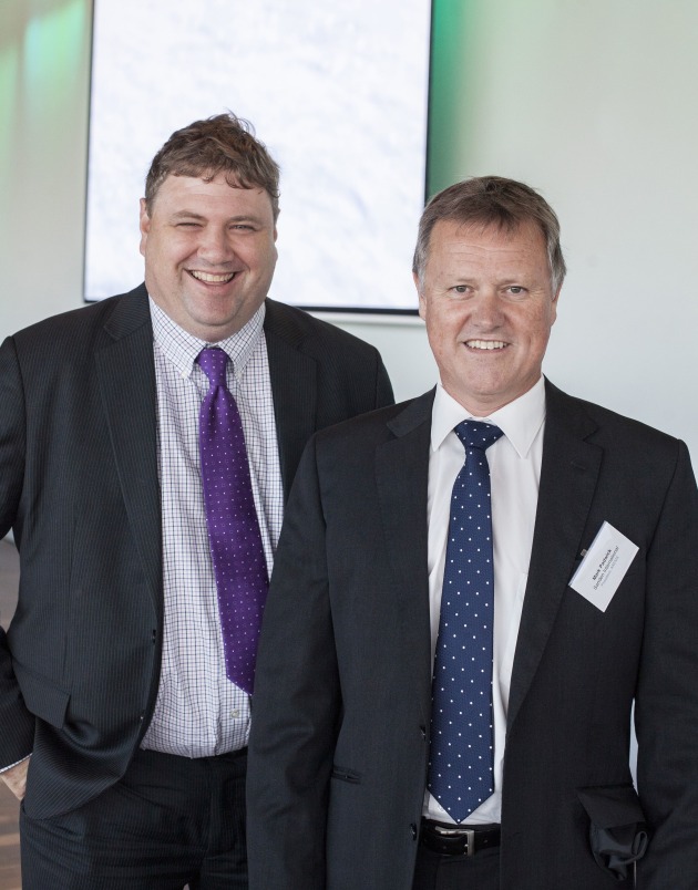 AREMA president, Mark Padwick (right) and Greg Picker