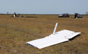 VH-SGB Crash site near Burrum River. (ATSB)