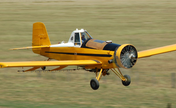 The Aerial Application Association of Australia speaks for Australia's many crop sprayers and firebombers. (Steve Hitchen)