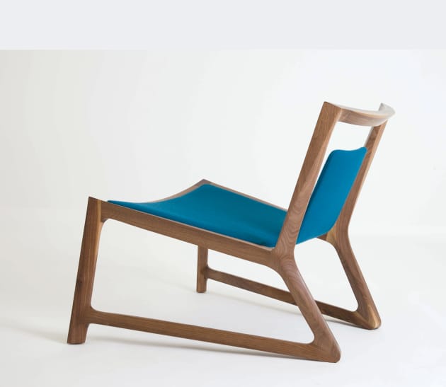 Jon Goulder, Amore Mio, 2010, rock maple, plywood, upholstery 750 x750 x 700mm. Photo Bo Wong