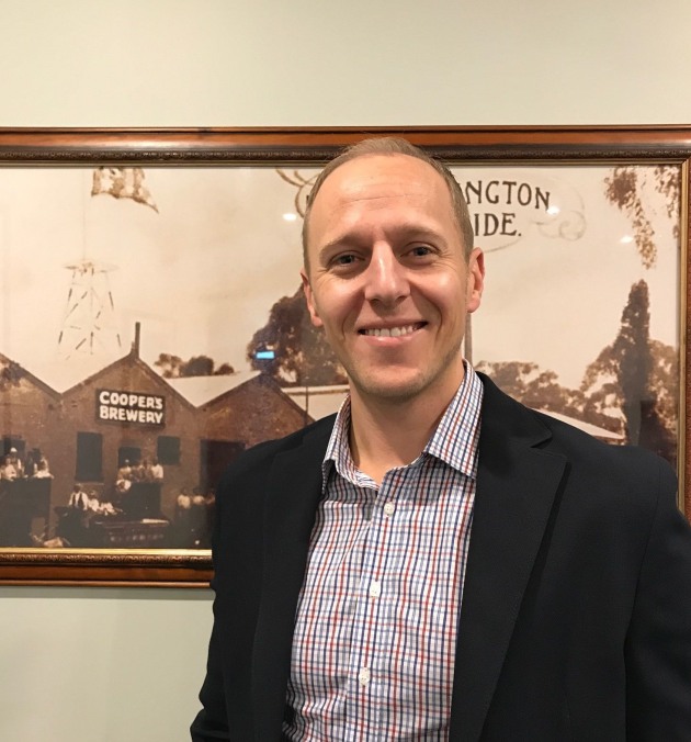 Andrew Cooper has joined Premium Beverages, which is 100 per cent owned by Coopers.