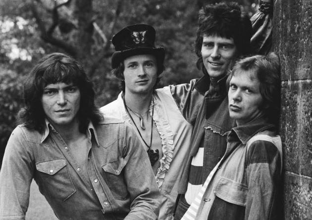 The Keystone Angels. Charlie King, Rick Brewster, Doc Neeson and John Brewster. Sydney, 1974. &copy; Philip Morris.
