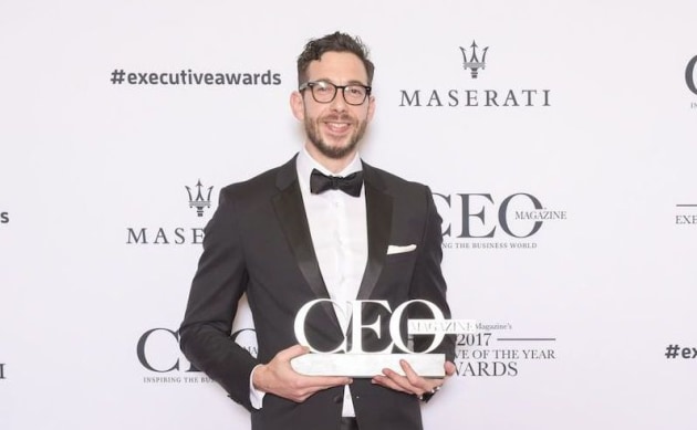 Anthony Svirskis was named Start-up Executive of the Year for his work in building the TRIBE platform.
