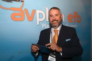 Bevan Anderson, CEO of AvSoft and the developer of the AvPlan EFB. (Steve Hitchen)